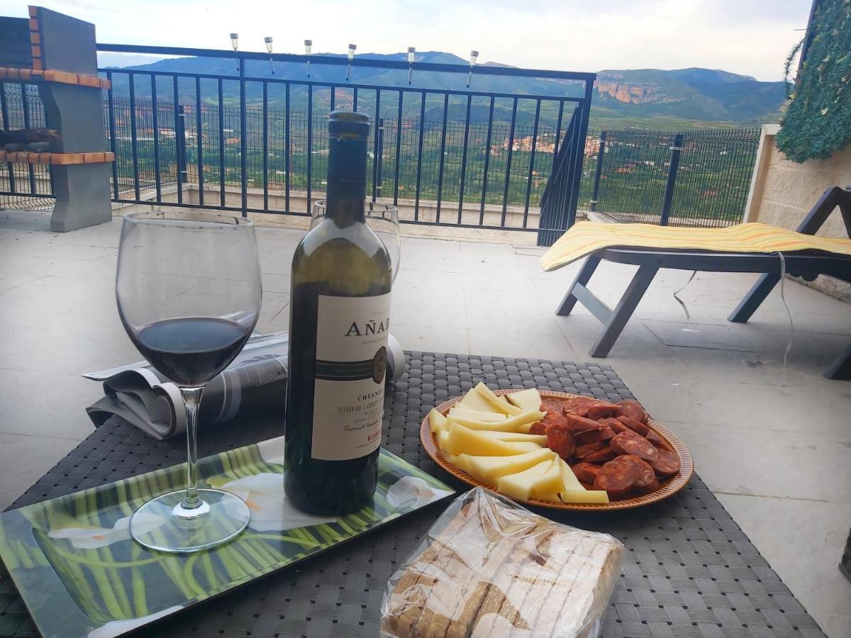 Chalet El Mirador Del Valle Barbacoa By Apartamentos Logrono Nalda Eksteriør bilde